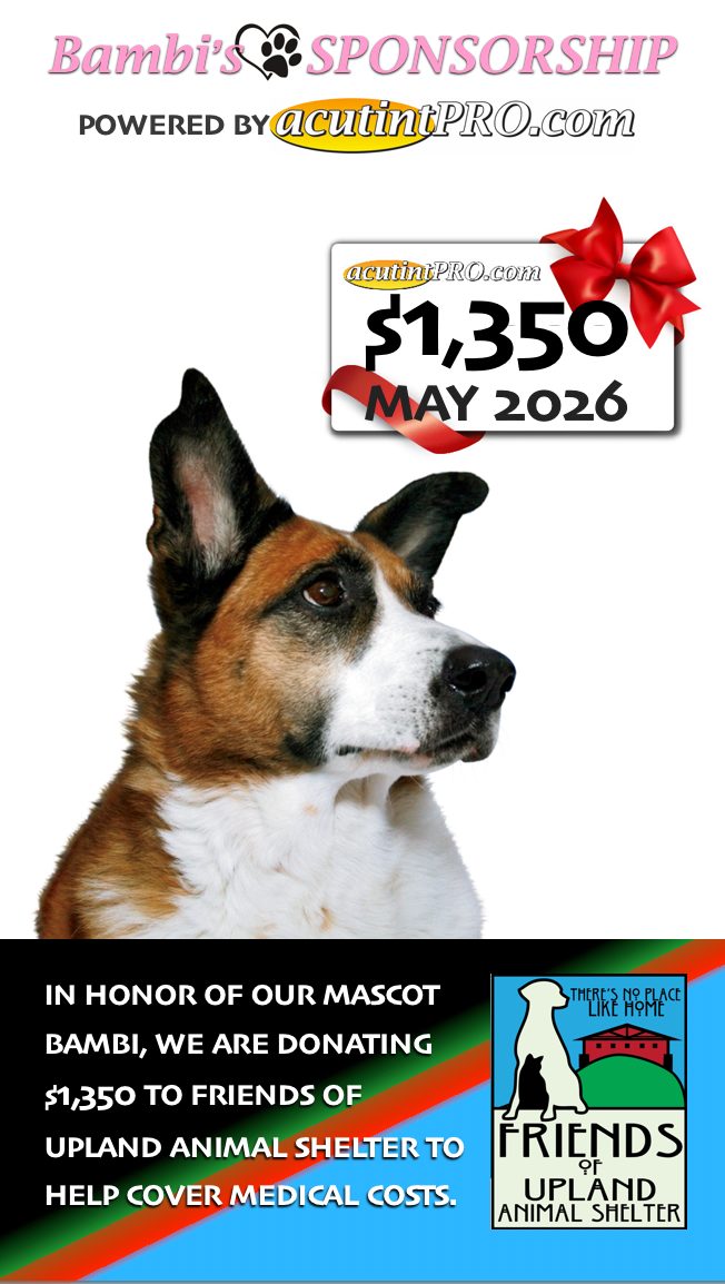 Friends of Upland Sponsor MAY 2026